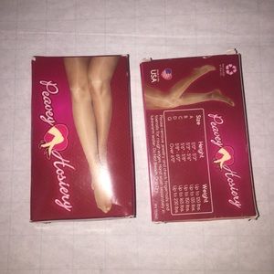 Peavey Hoisery Accessories - PEAVY Suntan D toeless light support hosiery Peavey Hoisery Accessories - PEAVY Suntan D toeless light support hosiery
